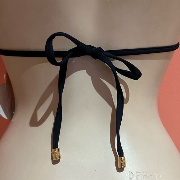 BEACH BUNNY NUDE/BLACK TRI TOP!! - Picture 5 of 6